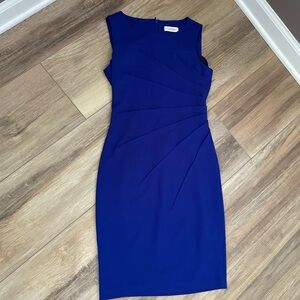 Calvin Klein Royal Blue Midi Dress